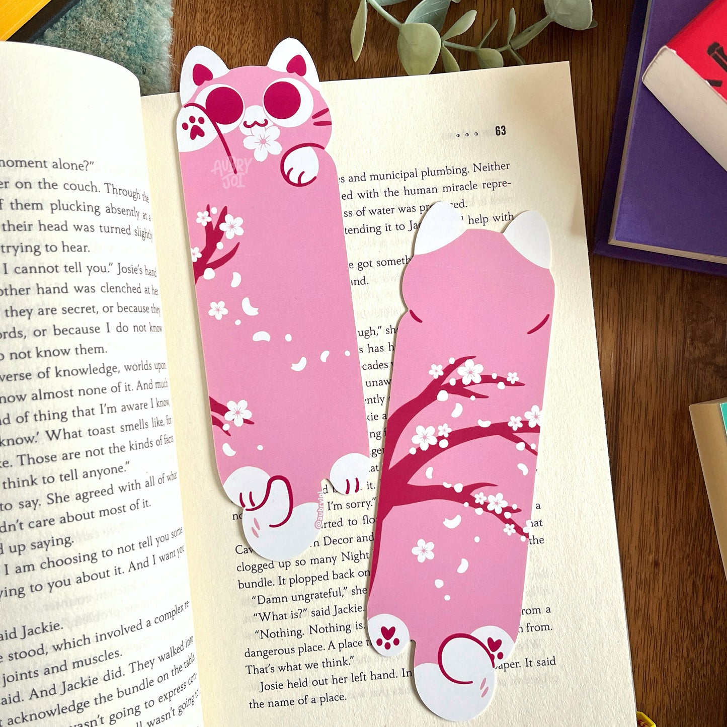 Long Cats Diecut Bookmarks