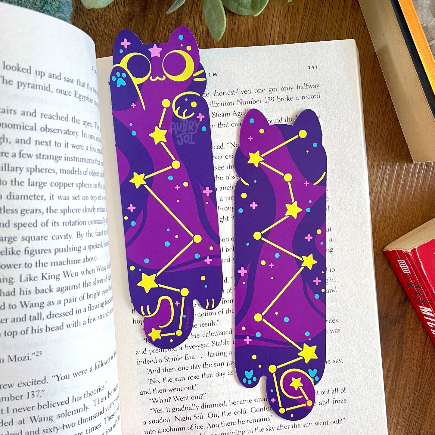 Long Cats Diecut Bookmarks