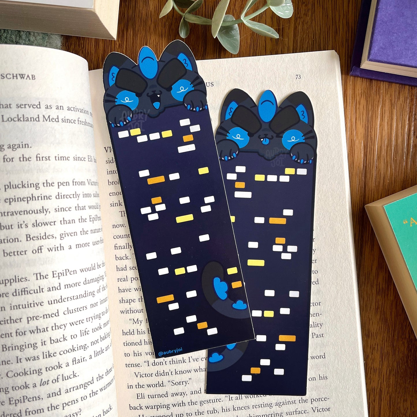 Sneaky Goji Diecut Bookmark