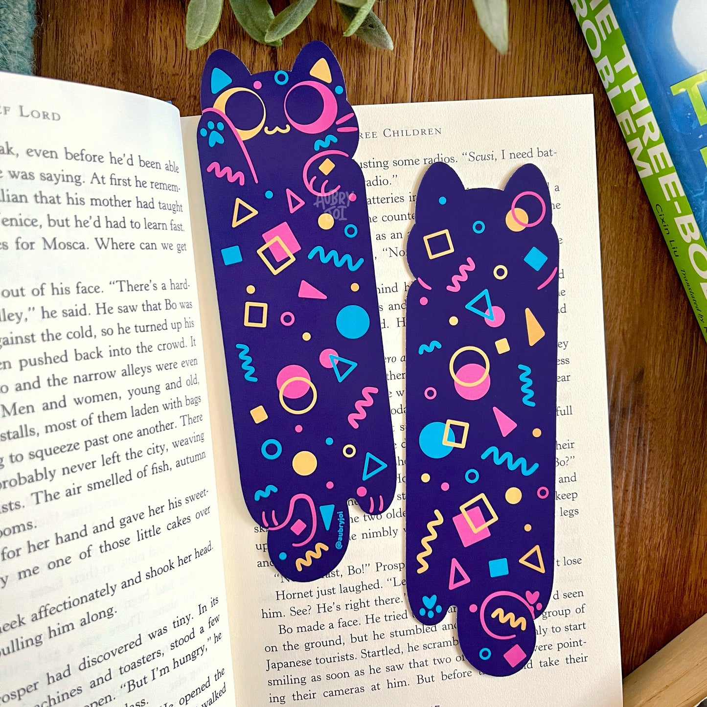Long Cats Diecut Bookmarks