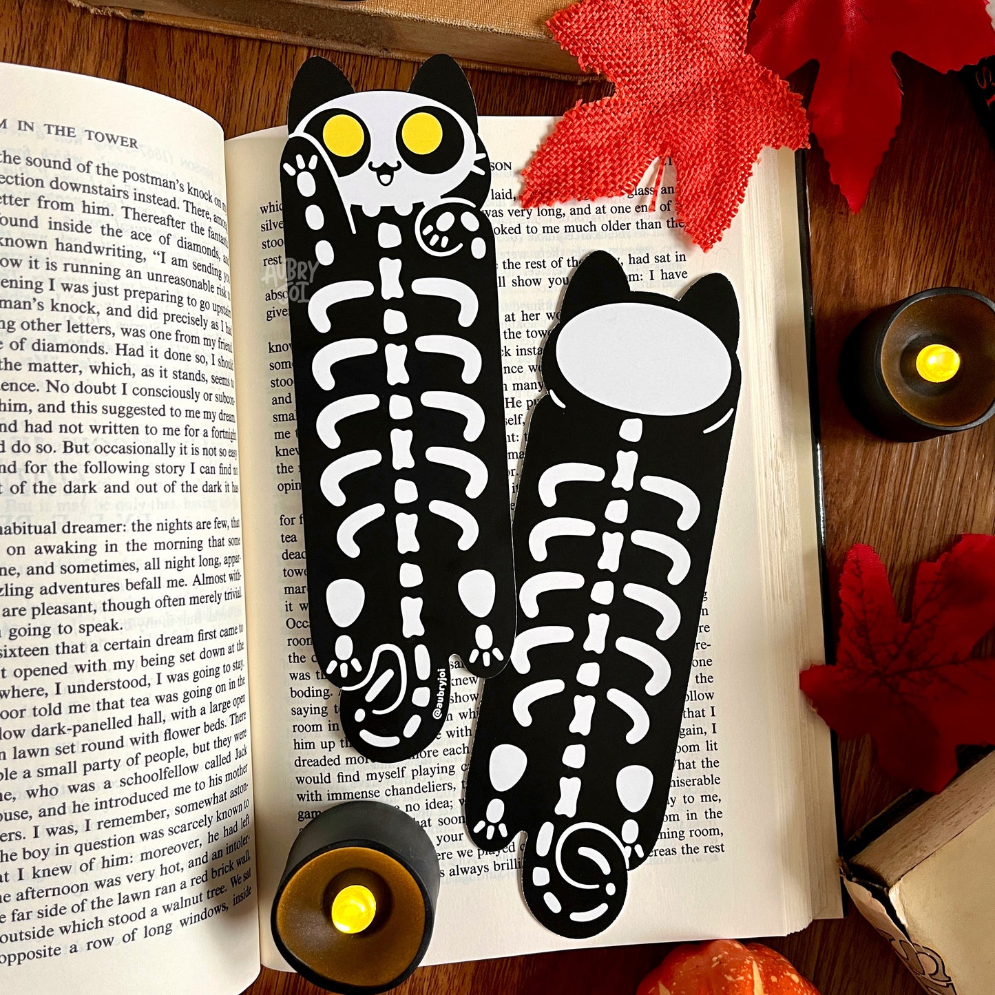 Halloween Long Cats Diecut Bookmarks