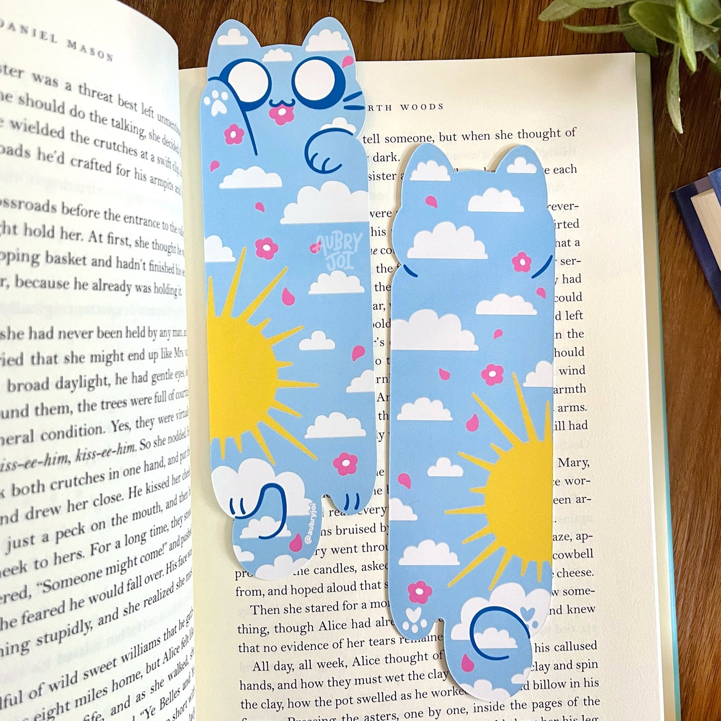 Long Cats Diecut Bookmarks