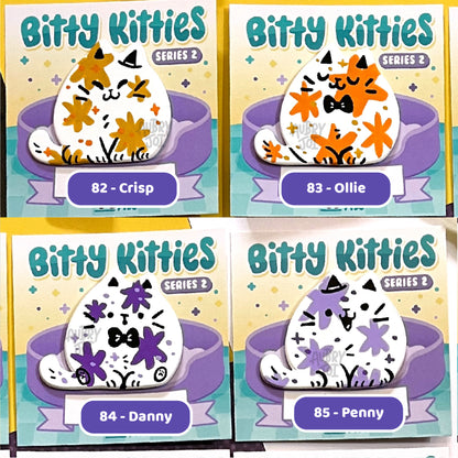 Bitty Kitties - Painted Enamel Pins (Early Access)