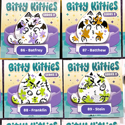 Bitty Kitties - Painted Enamel Pins (Early Access)