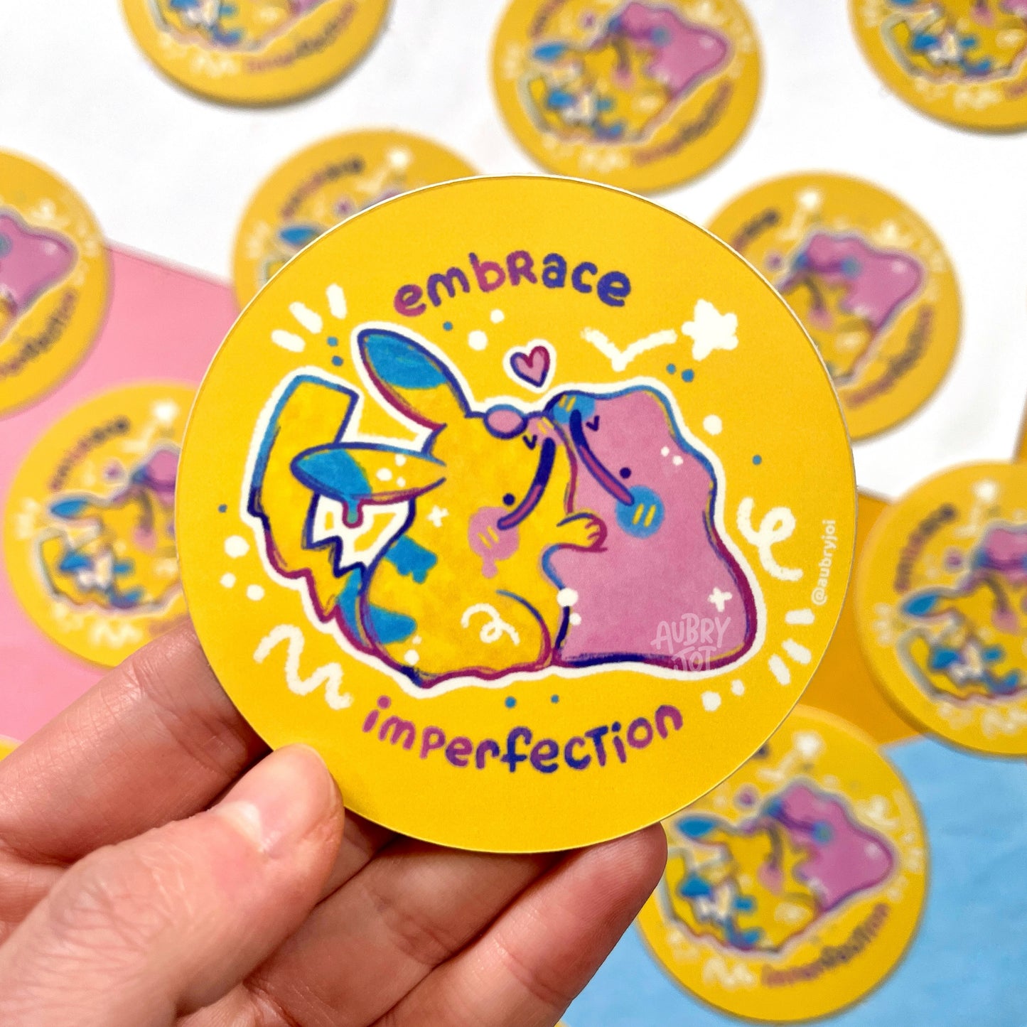 Embrace Imperfection Vinyl Sticker
