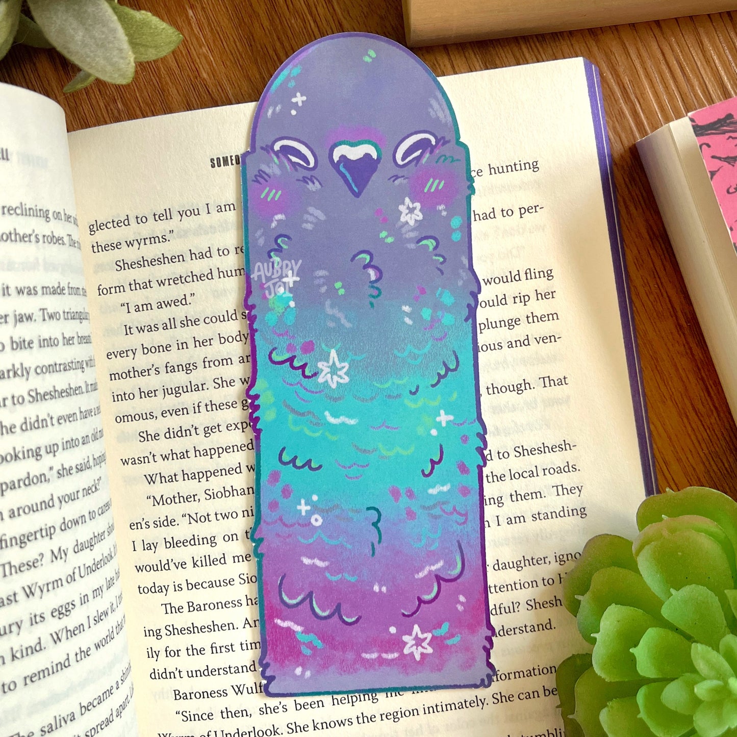 Fluffy Pigeon Bookmark