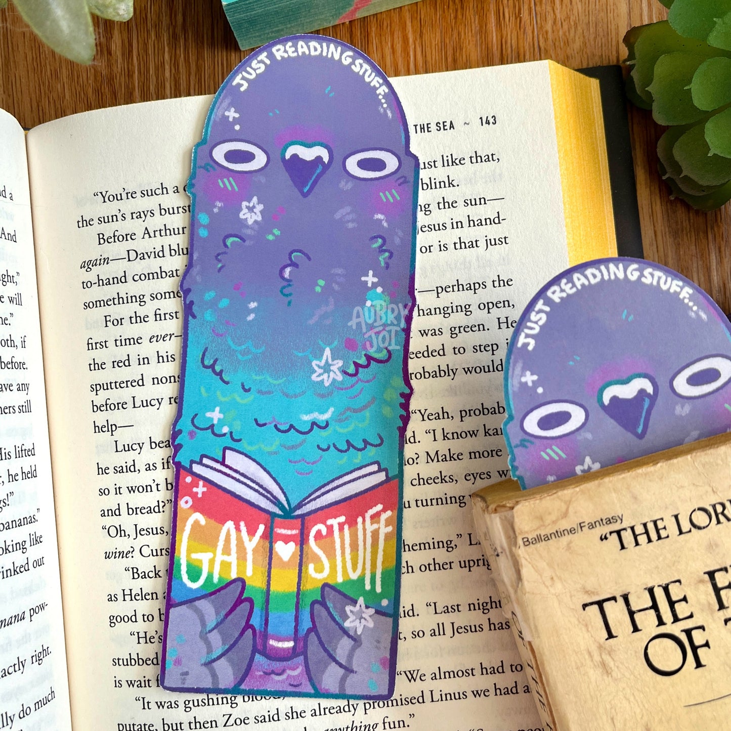 Gay Stuff Pigeon Bookmark