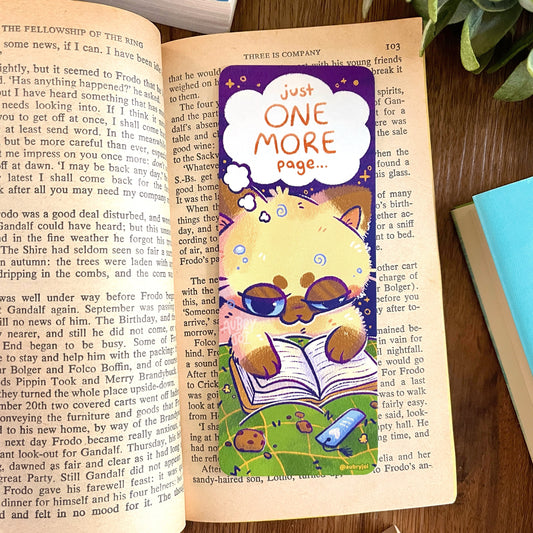 Just One More Page Bookmark