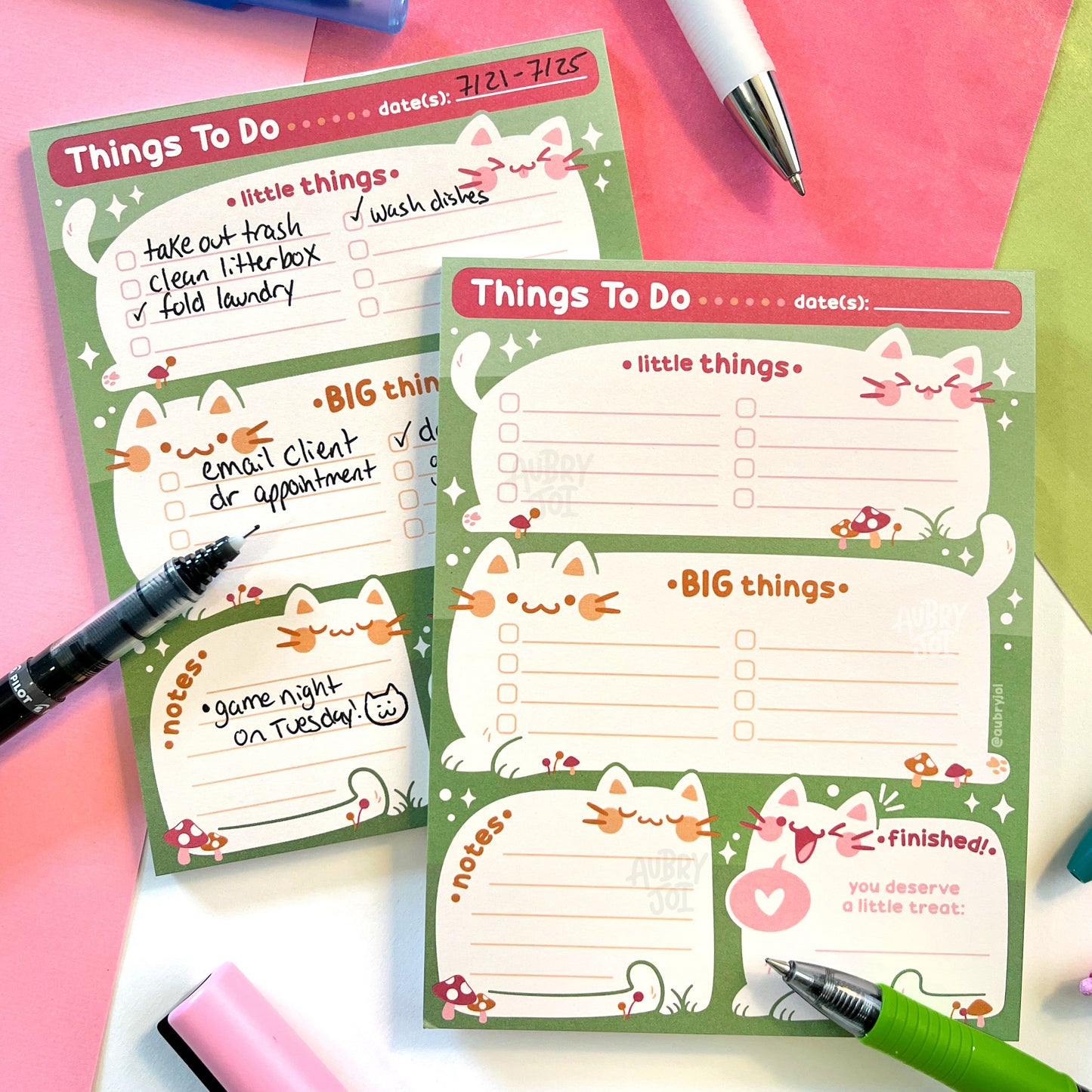 Kitty To-Do List Notepad