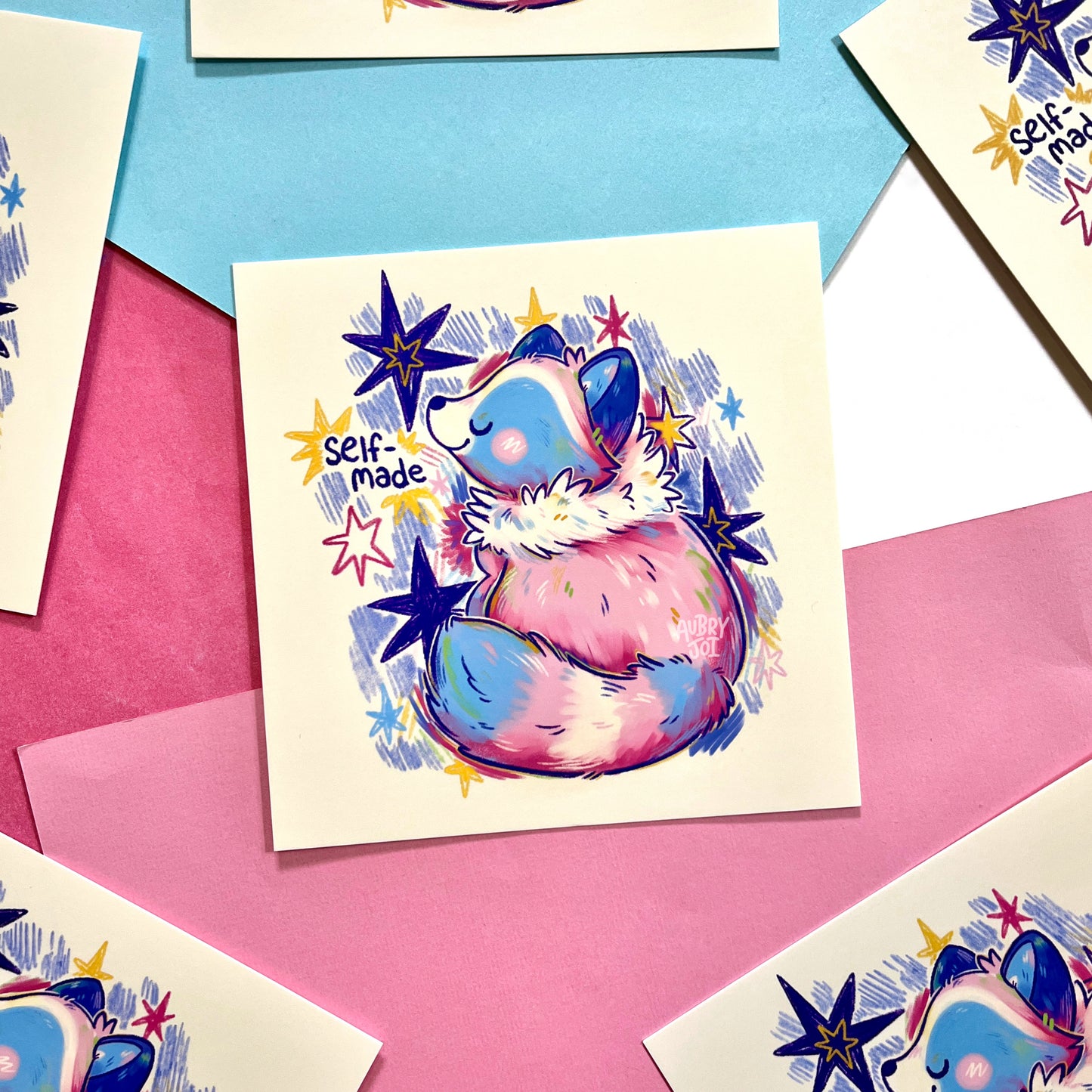 Self-Made Egg Art Print