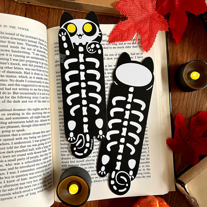 Halloween Long Cats Diecut Bookmarks