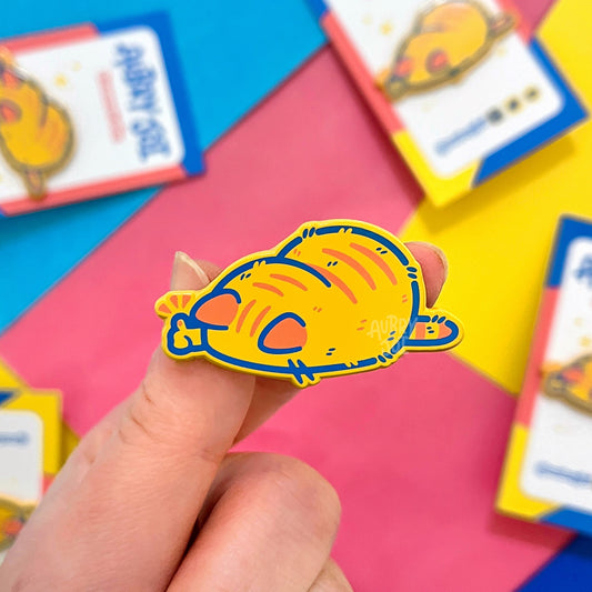 Thumbs Up Cat Enamel Pin
