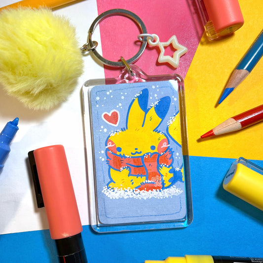 Chilly 'Chu - Original Painting Keychain